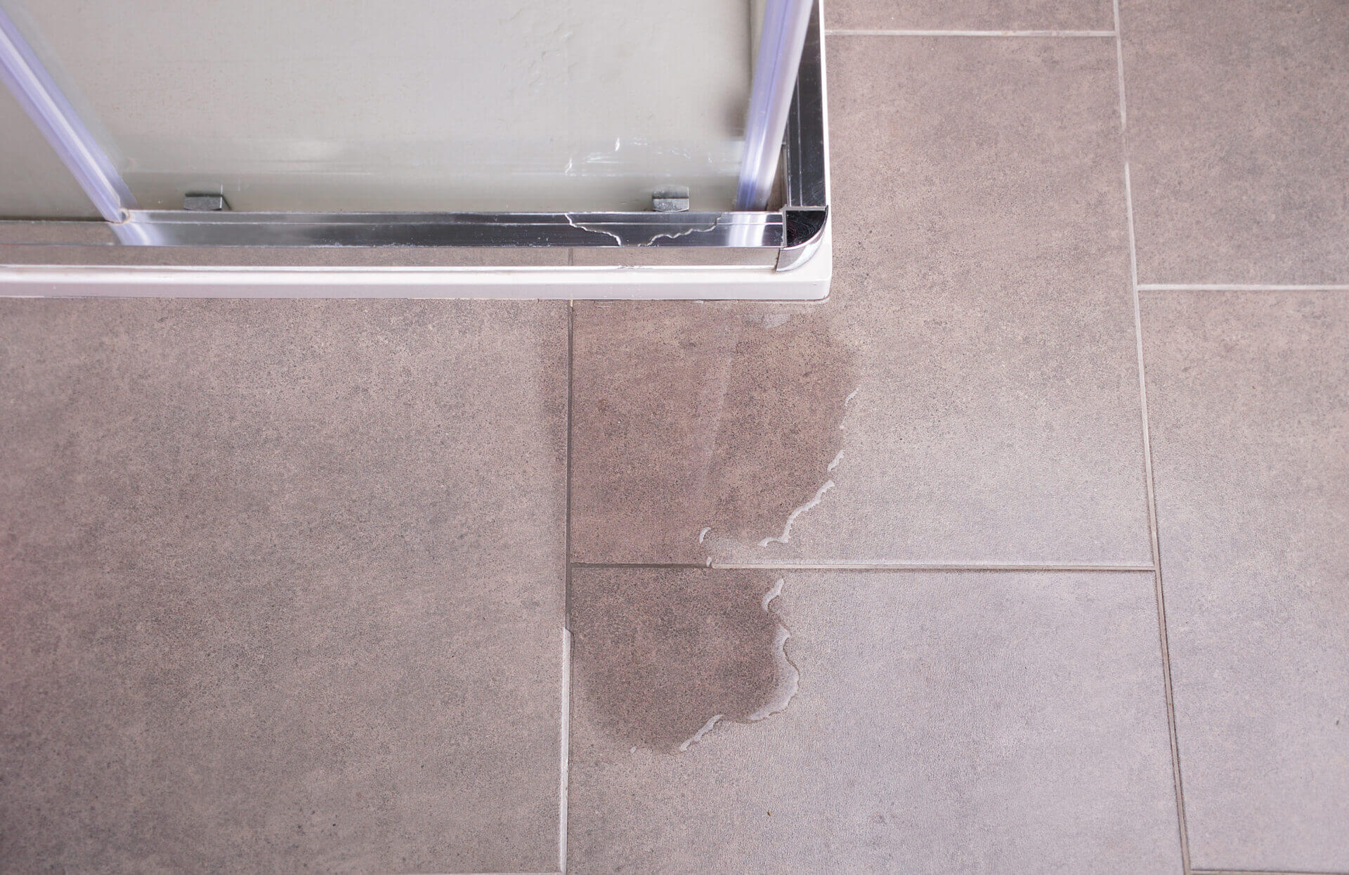 Leaking shower base