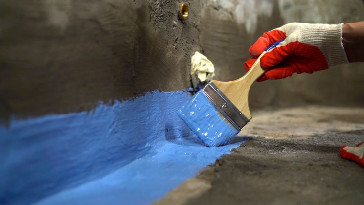 process of shower waterproofing