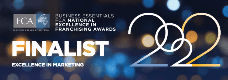 FCA National excellence in franchising awards 2022 banner