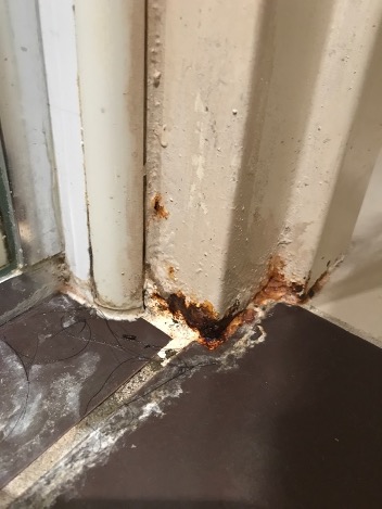 megasealed rotted rusted architraves