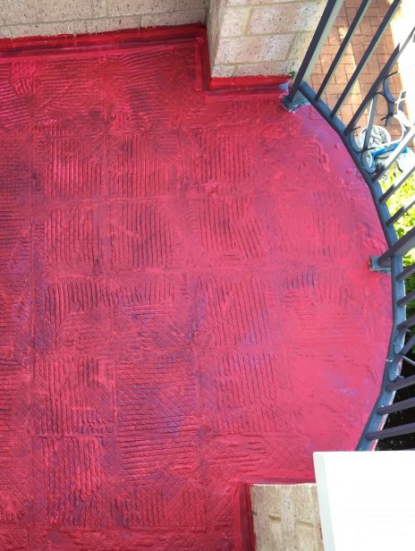 Balcony - With waterproof membrane