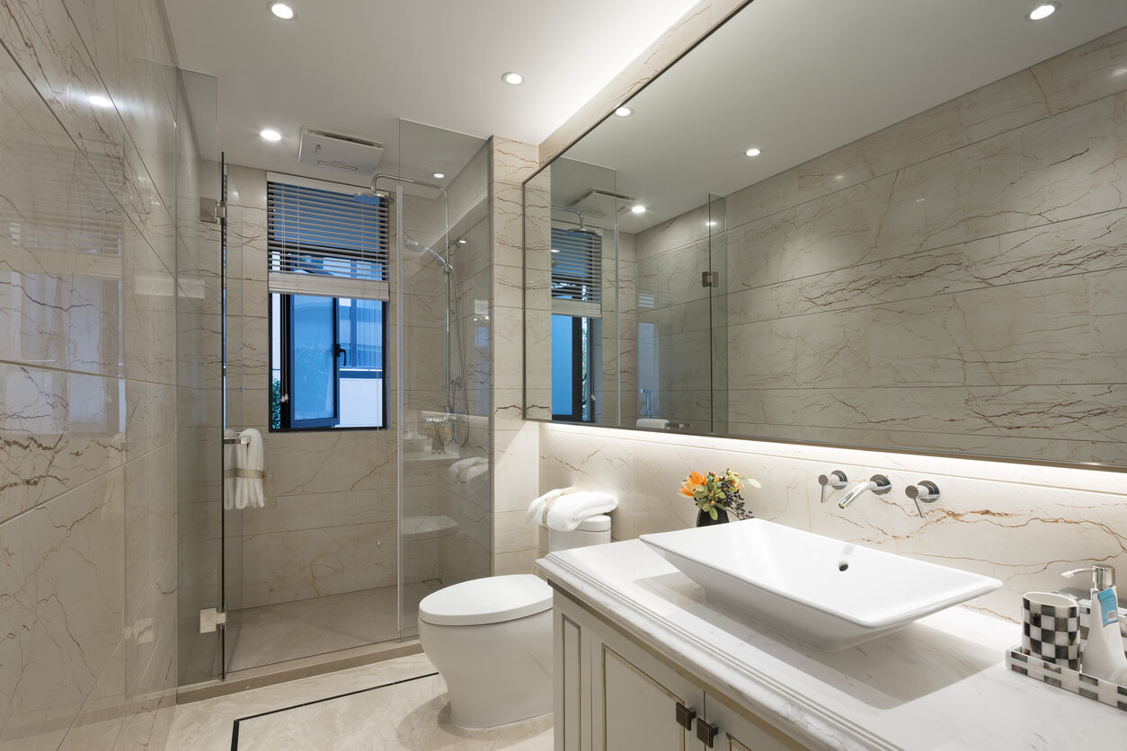 Renovated bathroom