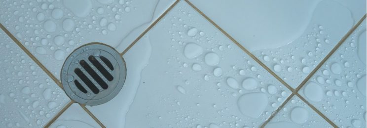 leaking shower tiles